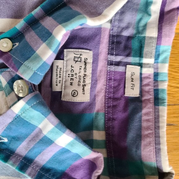 JCREW Slim fit button up collared shirt - Picture 2 of 2